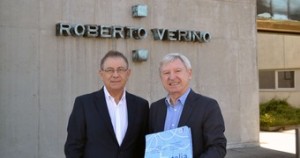 Roberto Verino con Alejandro Rubín. Foto:  Jesús Regal